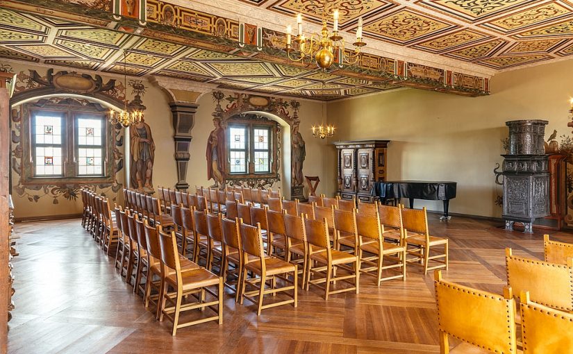 Schloss Wilhelmsburg: Tafelzimmer