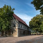Burg Weißensee mit zentralem Burghof