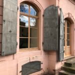 Fassade des Gartenpavillons