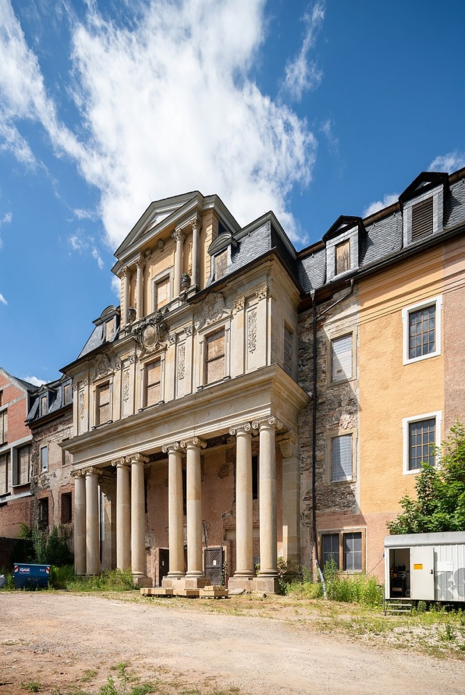 Schloss-Hauptgebäude der Schwarzburg