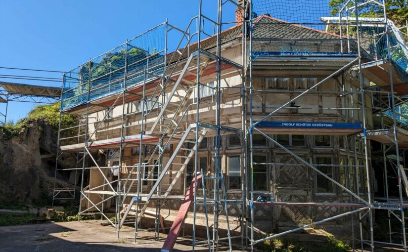 Historischer Küchenbau von Schloss Altenstein wird saniert | Sonderinvestitionsprogramm I