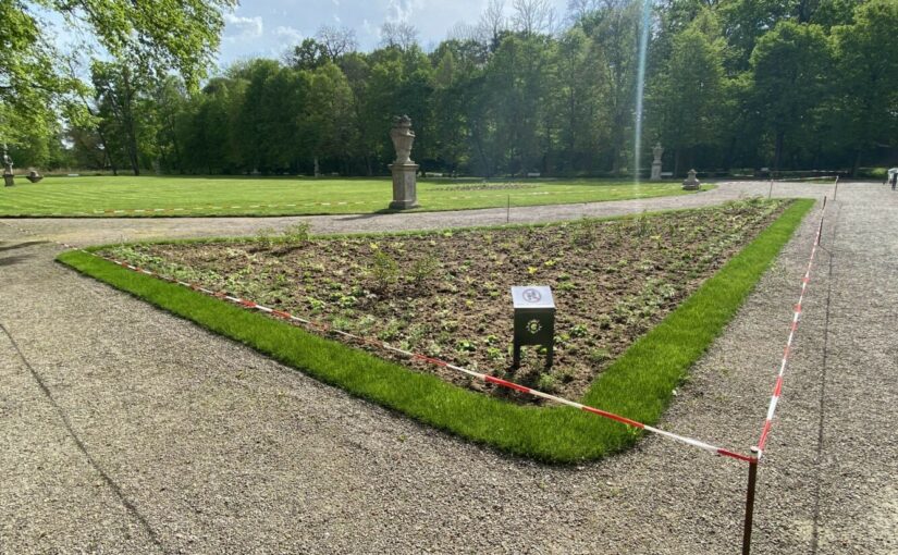 Neue Staudenbeete im Schlosspark Molsdorf