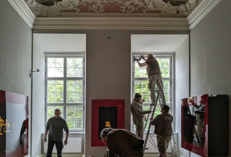 Neue Fenster auf Schloss Friedenstein
