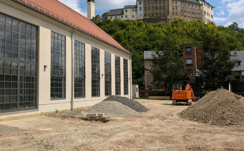 Orangerievorplatz im Fürstlich Greizer Park wird saniert