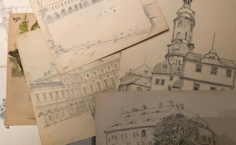 Zeichnerischer Nachlass von Hermann Wirth übergeben | Stiftung Thüringer Schlösser und Gärten hütet nun 5.000 Zeichnungen des Denkmalpflege-Professors