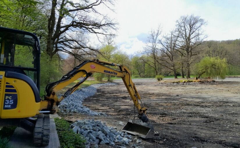 Ufersanierung am Greizer Parksee kommt voran