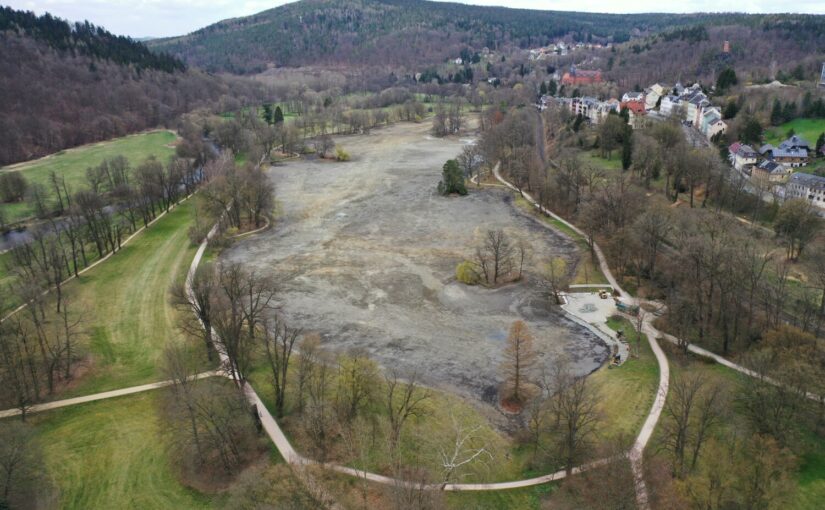 Führung zur Parksee-Sanierung im Fürstlich Greizer Park