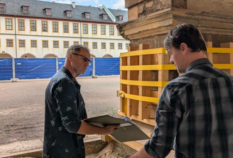 Statischer Balanceakt auf Schloss Friedenstein