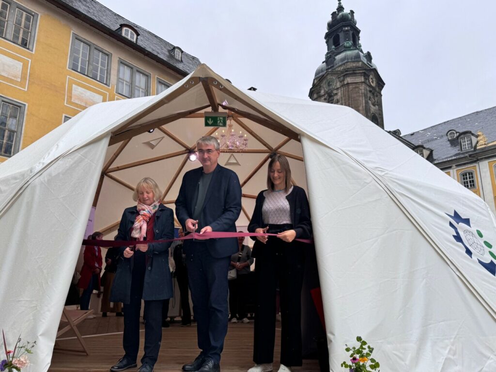 Info-Pavillon auf Schloss Heidecksburg eröffnet