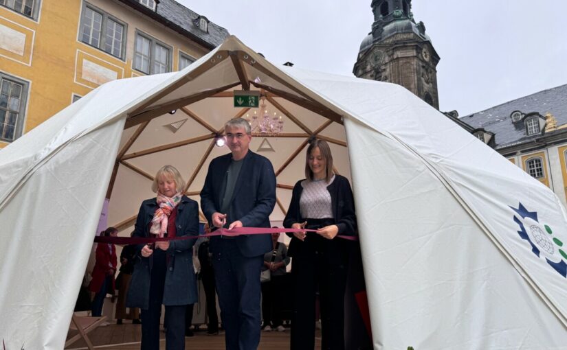 Info-Pavillon auf Schloss Heidecksburg eröffnet