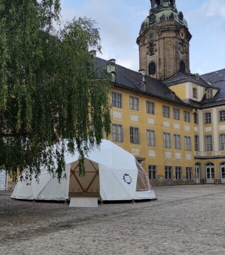 Bau-Infoabend im neuen Pavillon auf Schloss Heidecksburg